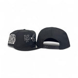 Black New York Yankees x New York Mets Gray Bottom 2000 Subway Series Side Patch New Era 9Fifty Snapback