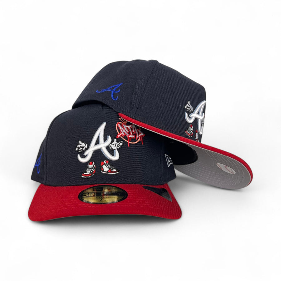 NEWERA ニューエラ 59FIFTY MLB Atlanta Braves Hat Club Exclusive New Era 59FIFTY 7 1/8 ATLANTA BRAVES HAT