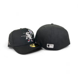 Black Chicago White Sox Pre Curved Brim Gray Bottom Cartoon Pack New Era 59Fifty A-Frame Fitted