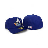 Royal Blue Los Angeles Dodgers Pre Curved Brim Gray Bottom Cartoon Pack New Era 59Fifty A-Frame Fitted