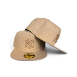 Beige New York Yankees Gray Bottom Color Pack New Era 59Fifty Fitted
