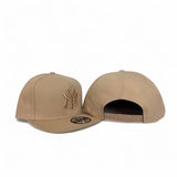 Beige New York Yankees Gray Bottom Color Pack New Era 9Fifty Snapback