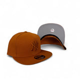 Rust Orange New York Yankees Gray Bottom Color Pack New Era 9Fifty Snapback