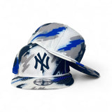White New York Yankees New Era Paint Collection 9Fifty Snapback