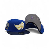 Royal Blue Los Angeles Angels Navy Blue Visor Gray Bottom 50th Anniversary Side Patch New Era 59Fifty Fitted