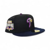 Black Philadelphia Phillies Navy Blue Visor Gray Bottom 1996 All Star Game Side Patch New Era 59Fifty Fitted