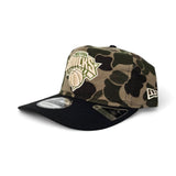 Woodland Camo New York Knicks Black Visor New Era 19Twenty Adjustable Strapback