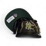 Woodland Camo New York Yankees Black Visor New Era 19Twenty Adjustable Strapback