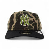 Woodland Camo New York Yankees Black Visor New Era 19Twenty Adjustable Strapback