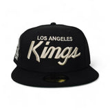 Black Los Angeles Kings Green Bottom 33rd All Star Game Side Patch New Era 59Fifty Fitted
