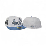 White St. Louis Cardinals "The Lou" Sky Blue Visor Gray Bottom Busch Stadium Side Patch New Era 59Fifty Fitted