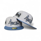 White St. Louis Cardinals "The Lou" Sky Blue Visor Gray Bottom Busch Stadium Side Patch New Era 59Fifty Fitted