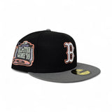 Black Boston Red Sox Misty Gray Visor Gray Bottom 1999 All Star Game Side Patch New Era 59Fifty Fitted