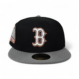 Black Boston Red Sox Misty Gray Visor Gray Bottom 1999 All Star Game Side Patch New Era 59Fifty Fitted