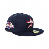 Navy Blue Houston Astros Gray Bottom 2004 All Star Game Side Patch New Era 59Fifty Fitted