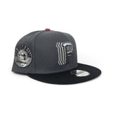 Dark Gray Pittsburgh Pirates Black Visor Gray Bottom 1974 All Star Game Side Patch New Era 9Fifty Snapback