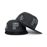 Dark Gray Pittsburgh Pirates Black Visor Gray Bottom 1974 All Star Game Side Patch New Era 9Fifty Snapback