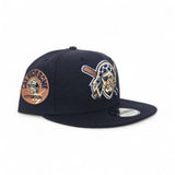 Navy Blue Pittsburgh Pirates Mascot Logo Gray Bottom 1974 All Star Game Side Patch New Era 9Fifty Snapback