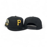Black Pittsburgh Pirates Gray Bottom 1974 All Star Game Side Patch New Era 9Fifty Snapback