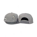 Light Gray Chicago White Sox Gray Visor Gray Bottom New Era 9Fifty Snapback