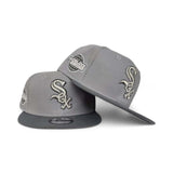 Light Gray Chicago White Sox Gray Visor Gray Bottom New Era 9Fifty Snapback