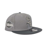 Light Gray Chicago White Sox Gray Visor Gray Bottom New Era 9Fifty Snapback