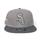 Light Gray Chicago White Sox Gray Visor Gray Bottom New Era 9Fifty Snapback