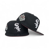 Black Chicago White Sox Red Bottom 2003 All Star Game Side Patch New Era 9Fifty Snapback