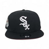 Black Chicago White Sox Red Bottom 2003 All Star Game Side Patch New Era 9Fifty Snapback