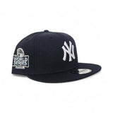 Navy Blue New York Yankees Gray Bottom 2024 World Series Side Patch New Era 9Fifty Snapback