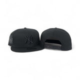 Black on Black New York Yankees Gray Bottom 2024 World Series Side Patch New Era 9Fifty Snapback