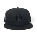 Black on Black New York Yankees Gray Bottom 2024 World Series Side Patch New Era 9Fifty Snapback