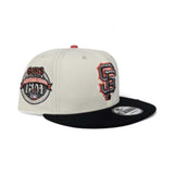 Off White San Francisco Giants Black Visor Gray Bottom 1984 All Star Game Side Patch New Era 9Fifty Snapback