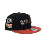 Black San Francisco Giants Orange Visor Gray Bottom 2007 All Star Game Side Patch New Era 9Fifty Snapback