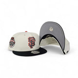 Off White San Francisco Giants Black Visor Gray Bottom 1984 All Star Game Side Patch New Era 9Fifty Snapback