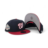 Navy Blue Washington Nationals Red Visor Gray Bottom 2019 All Star Game New Era 9Fifty Snapback