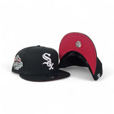 Black Chicago White Sox Red Bottom 2003 All Star Game Side Patch New Era 9Fifty Snapback