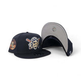 Navy Blue Pittsburgh Pirates Mascot Logo Gray Bottom 1974 All Star Game Side Patch New Era 9Fifty Snapback