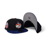 Black Spring Training New York Mets Royal Blue Visor Gray Bottom Shea Stadium Side Patch New Era 59Fifty Fitted
