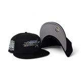Black Houston Astros Gray Bottom 50th Anniversary Side Patch New Era 59Fifty Fitted