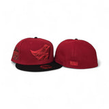 Red Los Angeles Angels Black Visor Gray Bottom 35th Anniversary Side Patch New Era 59Fifty Fitted