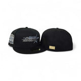 Black Houston Astros Gray Bottom 50th Anniversary Side Patch New Era 59Fifty Fitted