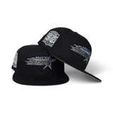 Black Houston Astros Gray Bottom 50th Anniversary Side Patch New Era 59Fifty Fitted