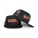 Black San Francisco Giants Green Bottom 2007 All Star Game Side Patch New Era 59Fifty Fitted