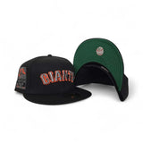 Black San Francisco Giants Green Bottom 2007 All Star Game Side Patch New Era 59Fifty Fitted