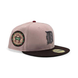 Pink Rouge Detroit Tigers Brown Visor Green Bottom 1942 All Star Game Side Patch New Era 59Fifty Fitted