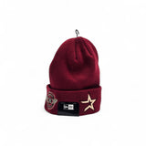 Burgundy Houston Astros City Connect Series Side Patch New Era Knit Beanies