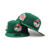Kelly Green Spring Training New York Mets Orange Bottom 40th Anniversary Side Patch New Era 59Fifty Fitted