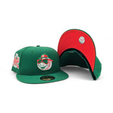 Kelly Green Spring Training New York Mets Orange Bottom 40th Anniversary Side Patch New Era 59Fifty Fitted
