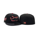 Black Tampa Bay Rays Tonal Black Camo Visor Gray Bottom 1998 Inaugural Season Side Patch New Era 59Fifty Fitted